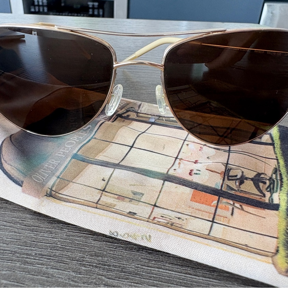 Oliver Peoples aviator sunglasses - polarized